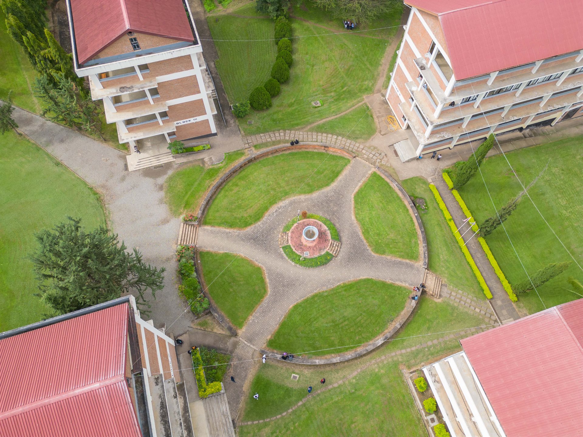 Aerial view of the Tumaini University Makumira campus